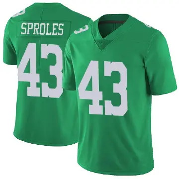 ＃43 Men's Darren Sproles Green Limited Philadelphia Eagles Vapor Untouchable Jersey