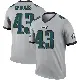＃43 Men's Darren Sproles Legend Philadelphia Eagles Silver Inverted Jersey