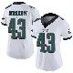 ＃43 Women's Nicholas Morrow White Limited Philadelphia Eagles Vapor Untouchable Jersey