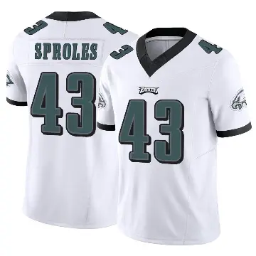 ＃43 Youth Darren Sproles White Limited Philadelphia Eagles Vapor F.U.S.E. Jersey