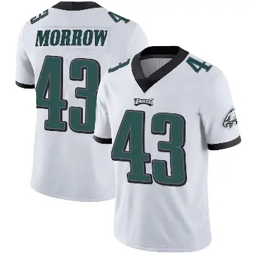 ＃43 Youth Nicholas Morrow White Limited Philadelphia Eagles Vapor Untouchable Jersey