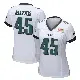 ＃45 Women's Ochaun Mathis White Game Philadelphia Eagles Super Bowl LIX Jersey