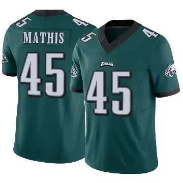 ＃45 Youth Ochaun Mathis Green Limited Philadelphia Eagles Vapor F.U.S.E. Jersey