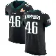 ＃46 Men's Herman Edwards Black Elite Philadelphia Eagles Alternate Vapor Untouchable Super Bowl LIX Jersey