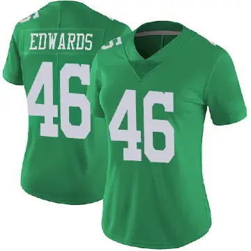 ＃46 Women's Herman Edwards Green Limited Philadelphia Eagles Vapor Untouchable Jersey