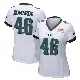 ＃46 Women's Herman Edwards White Game Philadelphia Eagles Super Bowl LIX Jersey