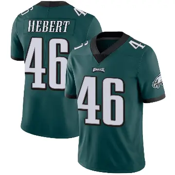 ＃46 Youth Griffin Hebert Green Limited Philadelphia Eagles Midnight Team Color Vapor Untouchable Jersey