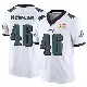 ＃46 Youth Tariq Castro-Fields White Limited Philadelphia Eagles Vapor F.U.S.E. Super Bowl LIX Jersey