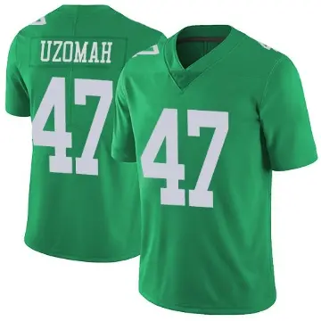 ＃47 Men's C.J. Uzomah Green Limited Philadelphia Eagles Vapor Untouchable Jersey