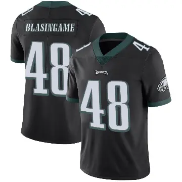 ＃48 Men's Khari Blasingame Black Limited Philadelphia Eagles Alternate Vapor Untouchable Jersey