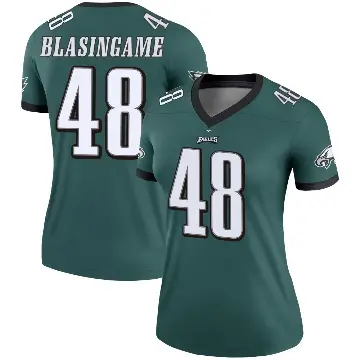 ＃48 Women's Khari Blasingame Green Legend Philadelphia Eagles Jersey