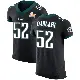 ＃52 Men's Azeez Ojulari Black Elite Philadelphia Eagles Alternate Vapor Untouchable Super Bowl LIX Jersey