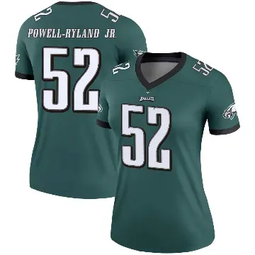 ＃52 Women's Antwaun Powell-Ryland Jr. Green Legend Philadelphia Eagles Jersey
