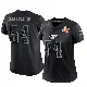 ＃54 Women's Jeremiah Trotter Jr. Black Limited Philadelphia Eagles Reflective Super Bowl LIX Jersey