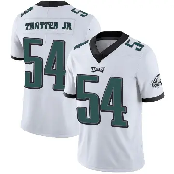 ＃54 Youth Jeremiah Trotter Jr. White Limited Philadelphia Eagles Vapor Untouchable Jersey