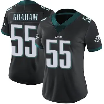 ＃55 Women's Brandon Graham Black Limited Philadelphia Eagles Alternate Vapor Untouchable Jersey
