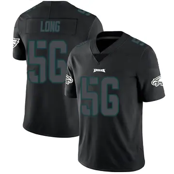 ＃56 Men's Chris Long Black Impact Limited Philadelphia Eagles Jersey