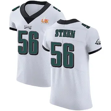 ＃56 Men's Tyler Steen White Elite Philadelphia Eagles Vapor Untouchable Super Bowl LIX Jersey