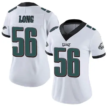 ＃56 Women's Chris Long White Limited Philadelphia Eagles Vapor Untouchable Jersey