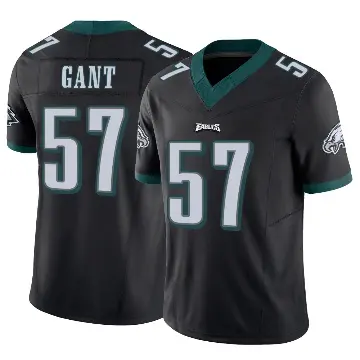 ＃57 Men's Dallas Gant Black Limited Philadelphia Eagles Vapor F.U.S.E. Jersey