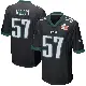＃57 Youth Dallas Gant Black Game Philadelphia Eagles Alternate Super Bowl LIX Jersey