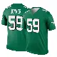 ＃59 Men's Seth Joyner Green Legend Philadelphia Eagles Kelly Alternate Jersey