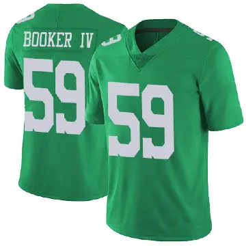 ＃59 Men's Thomas Booker IV Green Limited Philadelphia Eagles Vapor Untouchable Jersey