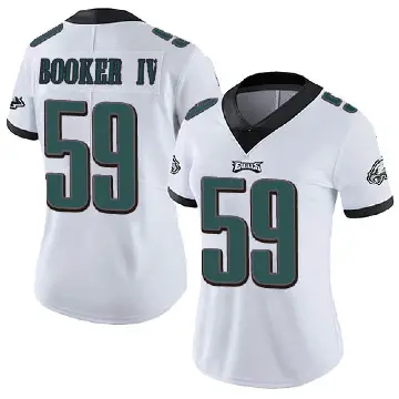 ＃59 Women's Thomas Booker IV White Limited Philadelphia Eagles Vapor Untouchable Jersey