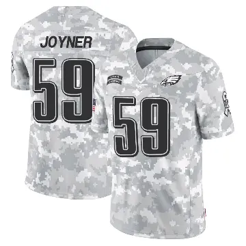 ＃59 Youth Seth Joyner Arctic Camo Limited Philadelphia Eagles 2024 Salute to Service Jersey