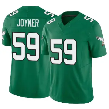 ＃59 Youth Seth Joyner Green Limited Philadelphia Eagles Kelly Alternate Vapor F.U.S.E. Jersey