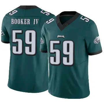 ＃59 Youth Thomas Booker IV Green Limited Philadelphia Eagles Vapor F.U.S.E. Jersey