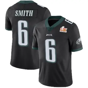 ＃6 Men's DeVonta Smith Black Limited Philadelphia Eagles Alternate Vapor Untouchable Super Bowl LIX Jersey