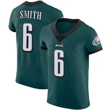 ＃6 Men's DeVonta Smith Green Elite Philadelphia Eagles Midnight Team Color Vapor Untouchable Jersey