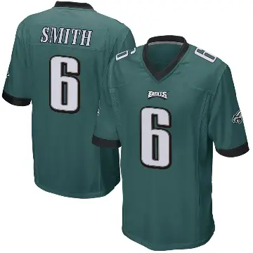 ＃6 Men's DeVonta Smith Green Game Philadelphia Eagles Team Color Jersey