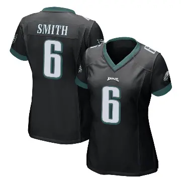 ＃6 Women's DeVonta Smith Black Game Philadelphia Eagles Alternate Jersey