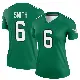 ＃6 Women's DeVonta Smith Green Legend Philadelphia Eagles Kelly Alternate Jersey