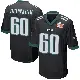 ＃60 Men's Chuck Bednarik Black Game Philadelphia Eagles Alternate Super Bowl LIX Jersey