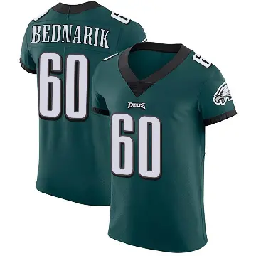 ＃60 Men's Chuck Bednarik Green Elite Philadelphia Eagles Midnight Team Color Vapor Untouchable Jersey