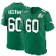 ＃60 Men's Chuck Bednarik Green Game Philadelphia Eagles Kelly Alternate Super Bowl LIX Jersey