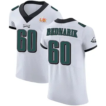 ＃60 Men's Chuck Bednarik White Elite Philadelphia Eagles Vapor Untouchable Super Bowl LIX Jersey