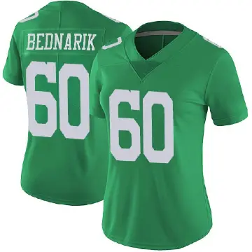 ＃60 Women's Chuck Bednarik Green Limited Philadelphia Eagles Vapor Untouchable Jersey