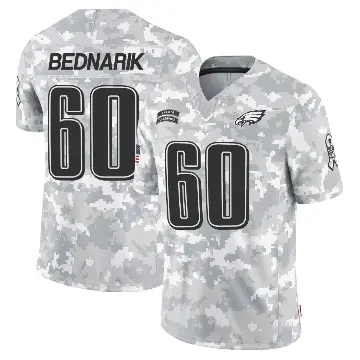 ＃60 Youth Chuck Bednarik Arctic Camo Limited Philadelphia Eagles 2024 Salute to Service Jersey