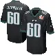＃60 Youth Chuck Bednarik Black Game Philadelphia Eagles Alternate Super Bowl LIX Jersey
