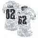 ＃62 Women's Jason Kelce Arctic Camo Limited Philadelphia Eagles 2024 Salute to Service Jersey