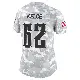＃62 Women's Jason Kelce Arctic Camo Limited Philadelphia Eagles 2024 Salute to Service Jersey