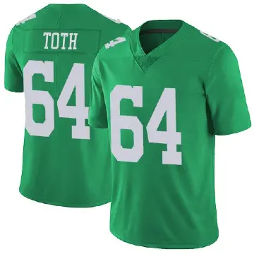 ＃64 Youth Brett Toth Green Limited Philadelphia Eagles Vapor Untouchable Jersey