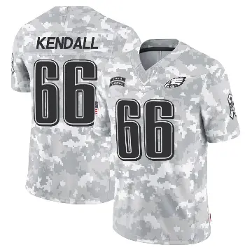 ＃66 Youth Drew Kendall Arctic Camo Limited Philadelphia Eagles 2024 Salute to Service Jersey
