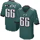 ＃66 Youth Drew Kendall Green Game Philadelphia Eagles Team Color Jersey