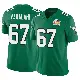＃67 Youth Laekin Vakalahi Green Limited Philadelphia Eagles Kelly Alternate Vapor F.U.S.E. Super Bowl LIX Jersey