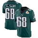 ＃68 Men's Jordan Mailata Green Limited Philadelphia Eagles Midnight Team Color Vapor Untouchable Super Bowl LIX Jersey